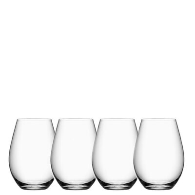 Orrefors More Stemless Wine Glass Set of 4, MPN: 6310103, 7321646000326