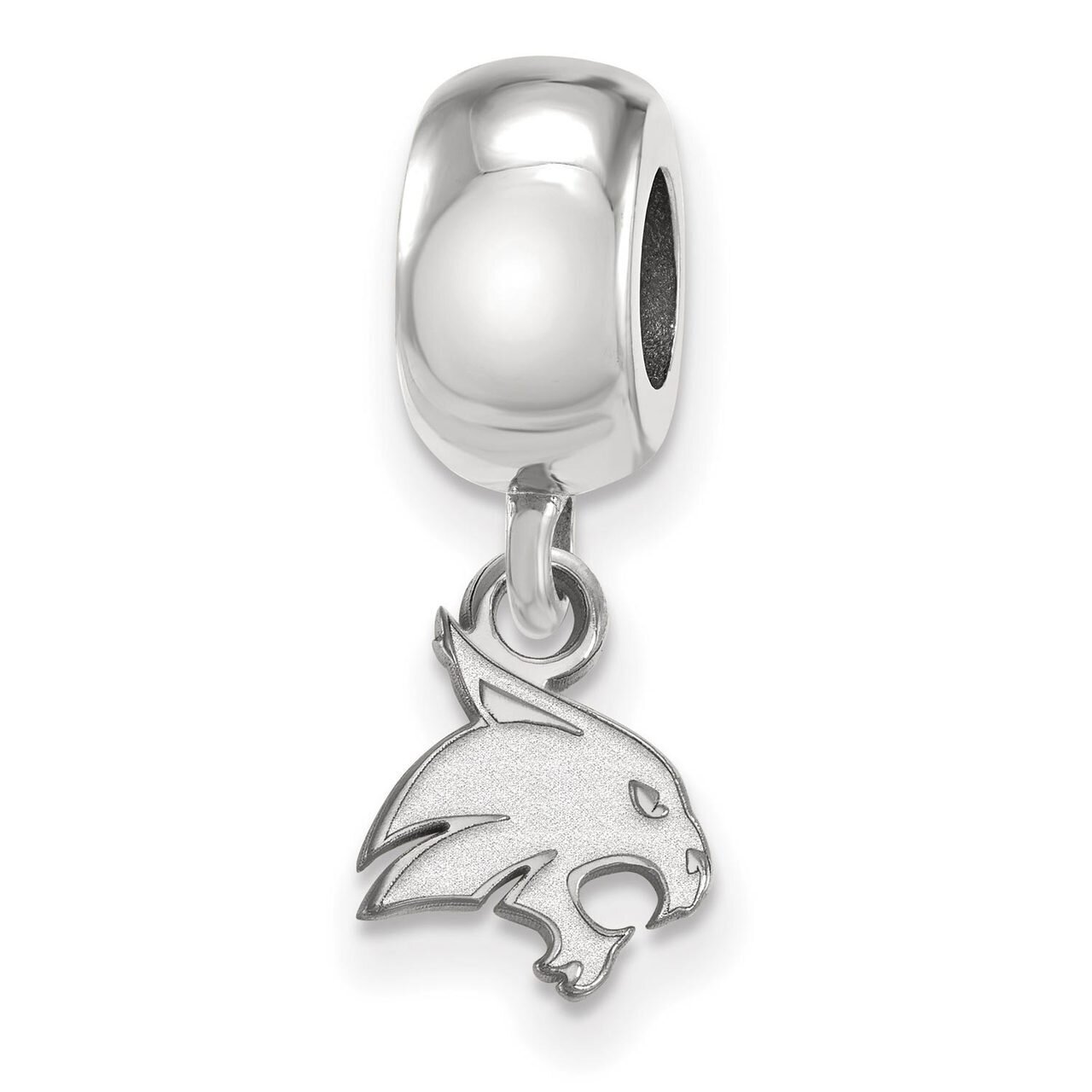 Texas State University Bead Charm Extra Small Dangle Sterling Silver SS016TST, MPN: SS016TST, 88677…
