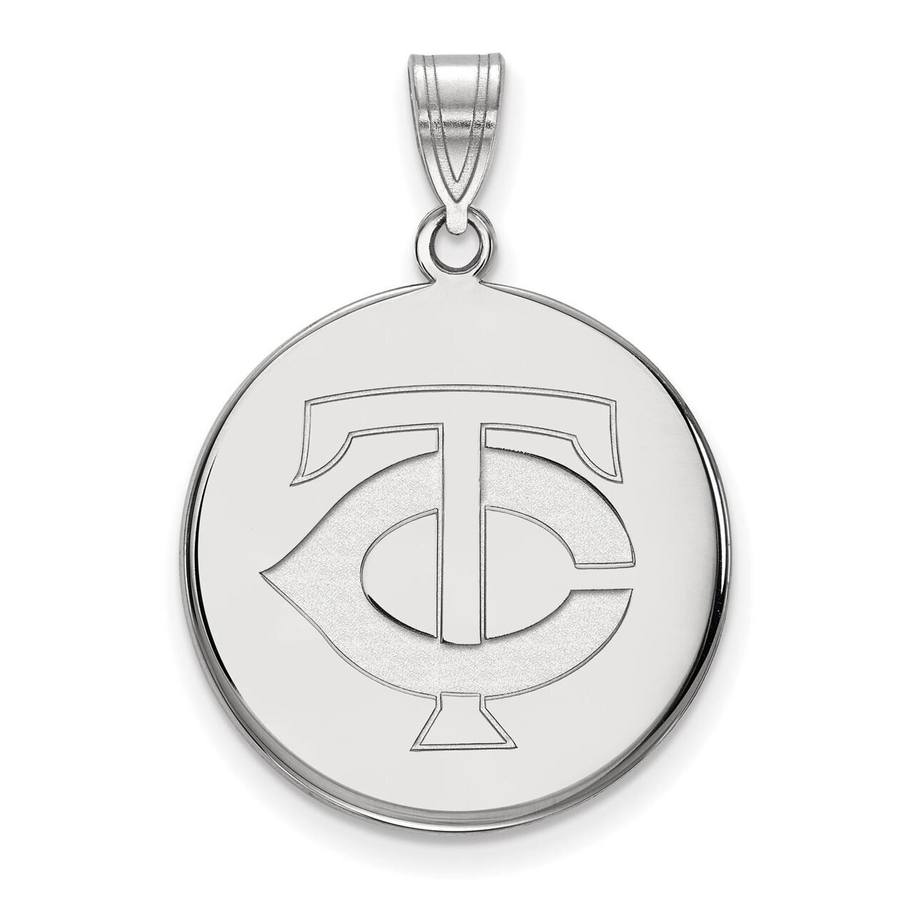 Minnesota Twins Large Disc Pendant Sterling Silver SS016TWN, MPN: SS016TWN, 886774627946
