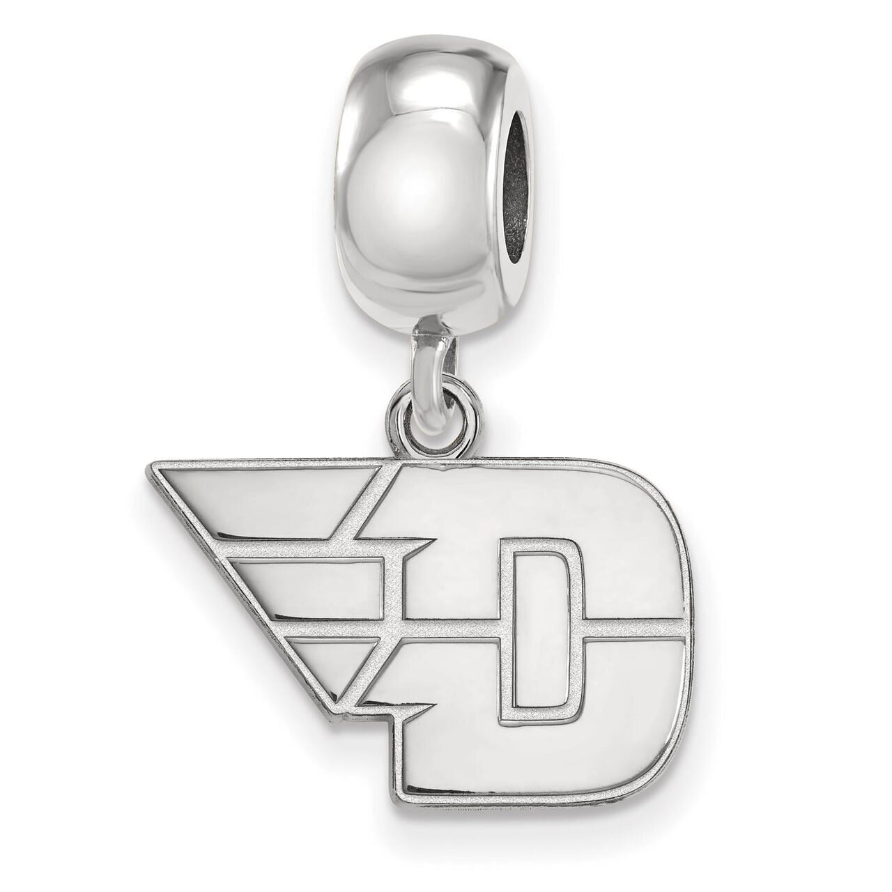 University of Dayton Bead Charm Small Dangle Sterling Silver SS016UD, MPN: SS016UD, 886774725239