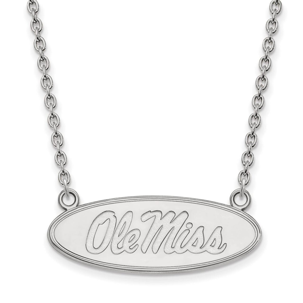 University of Missisippi Large Pendant with Necklace Sterling Silver SS016UMS-18, MPN: SS016UMS-18,…