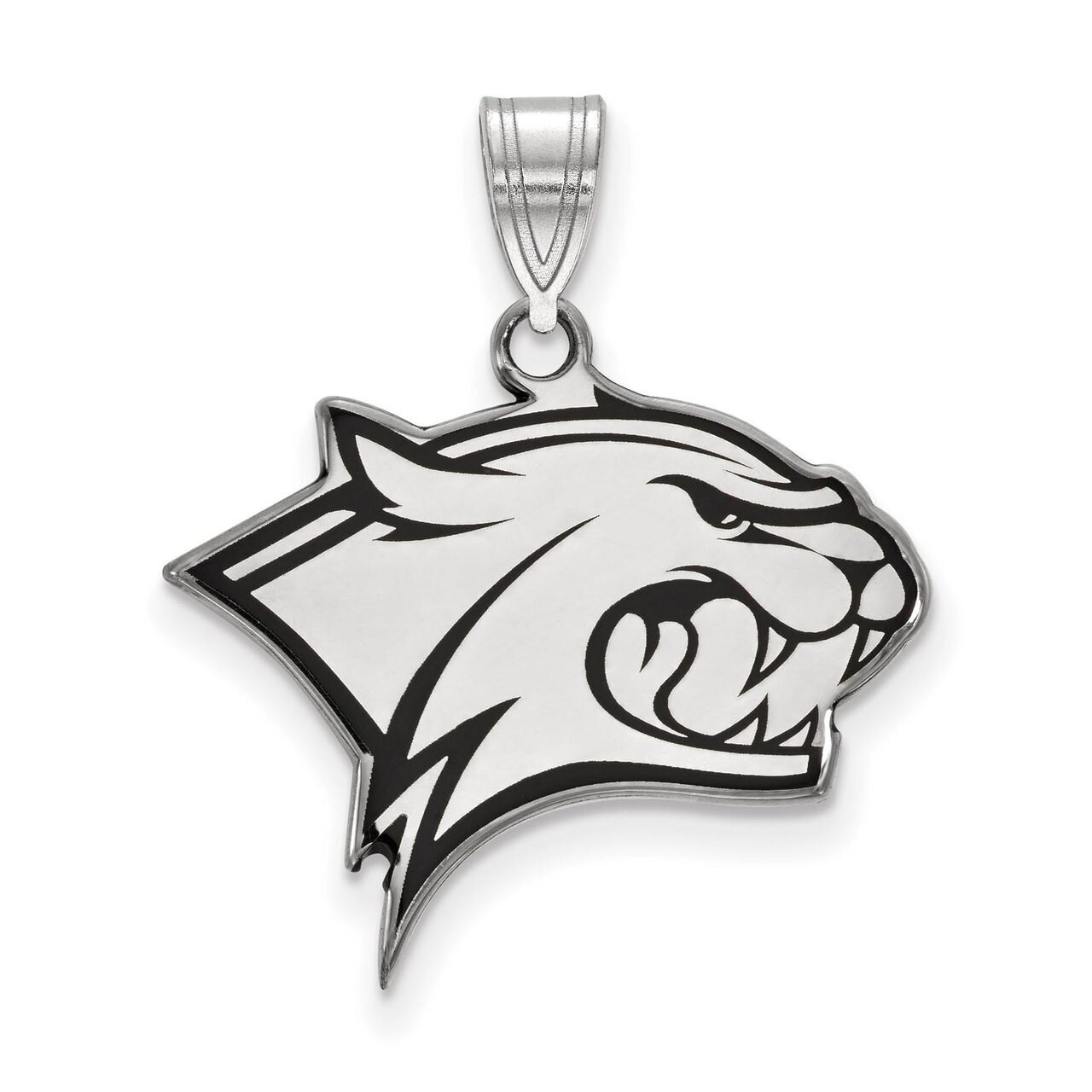 University of New Hampshire Large Enamel Pendant Sterling Silver SS016UNH