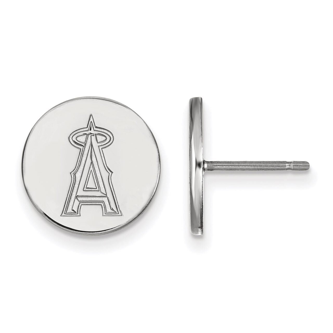 Los Angeles Angels Small Disc Earring Sterling Silver SS017ANG, MPN: SS017ANG, 886774627977