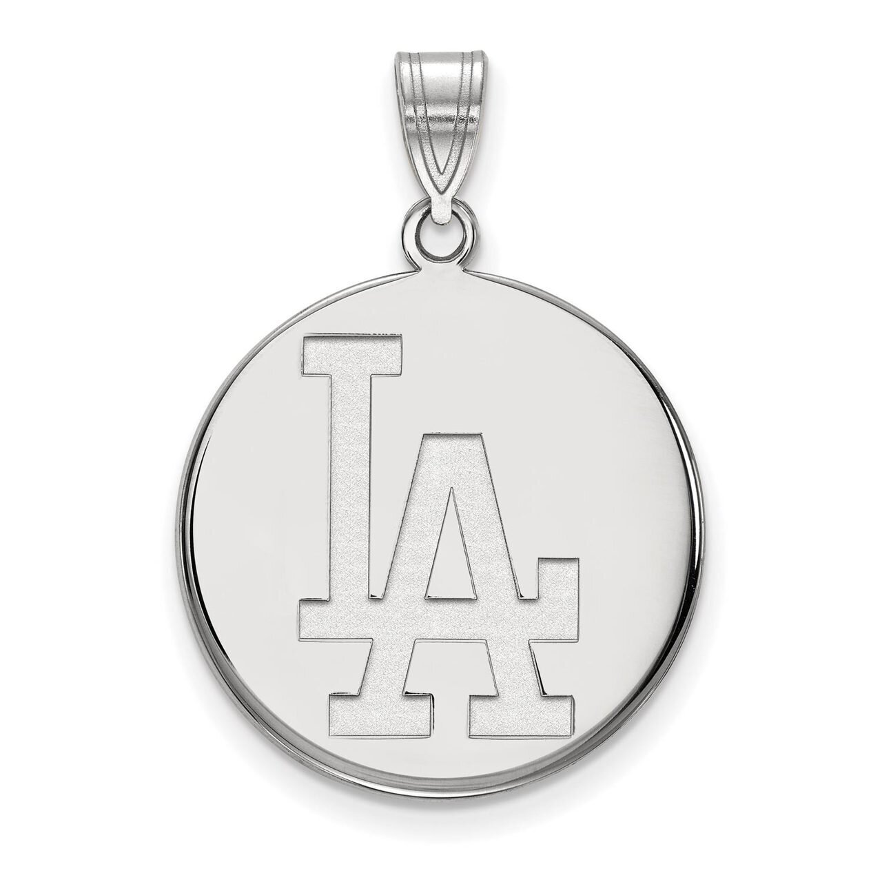 Los Angeles Dodgers Large Disc Pendant Sterling Silver SS017DOD, MPN: SS017DOD, 886774628073