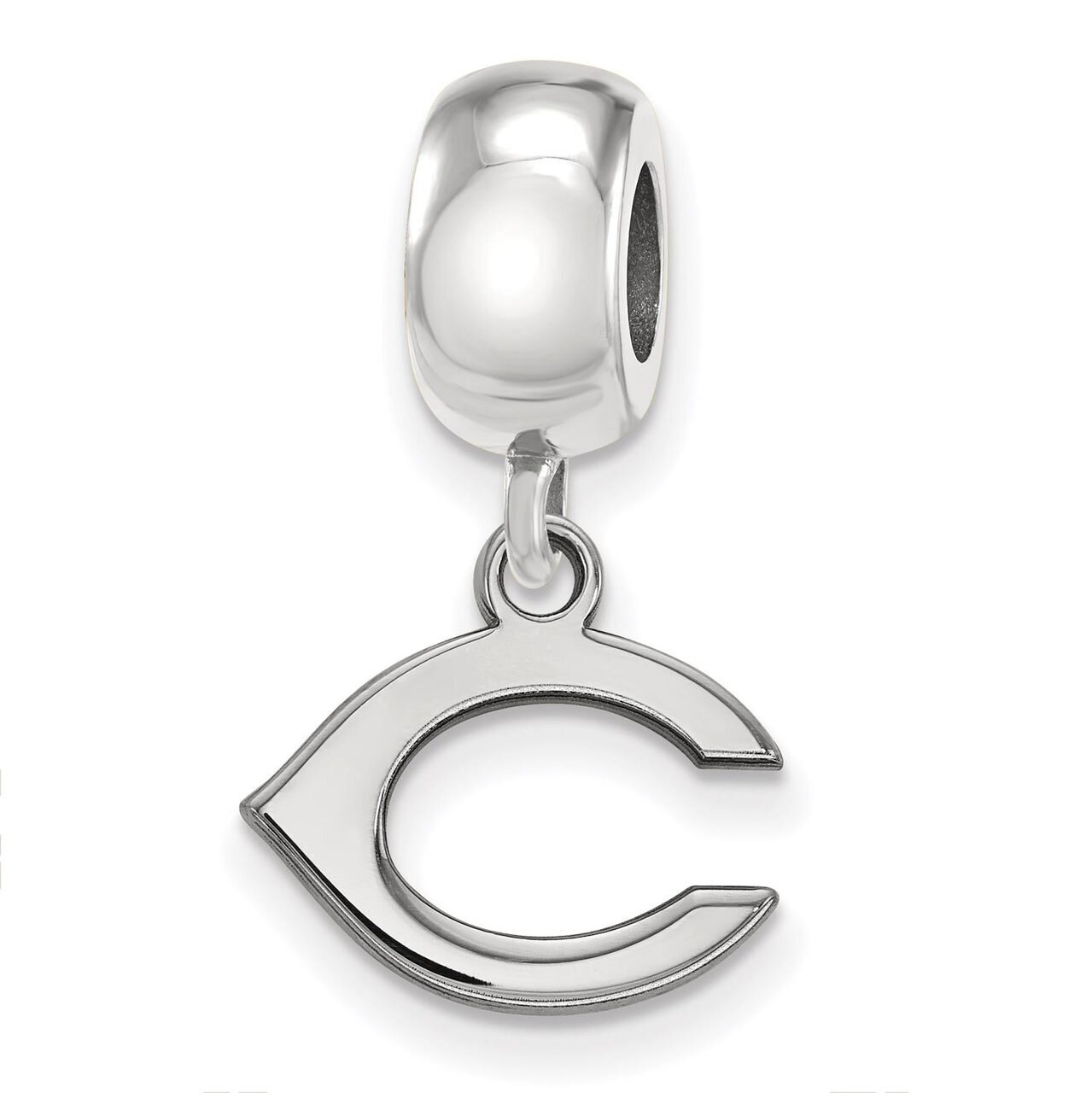 Cincinnati Reds Bead Charm Extra Small Dangle Sterling Silver SS017RDS, MPN: SS017RDS, 886774628196
