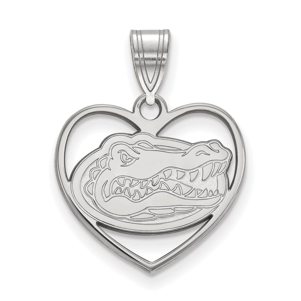 University of Florida Pendant in Heart Sterling Silver SS017UFL, MPN: SS017UFL, 886774705897