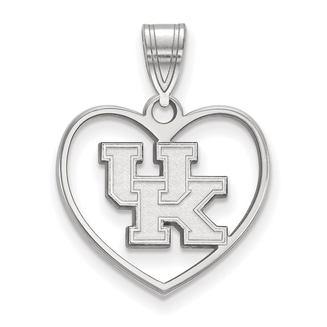 University of Kentucky Pendant in Heart Sterling Silver SS017UK, MPN: SS017UK, 886774723600