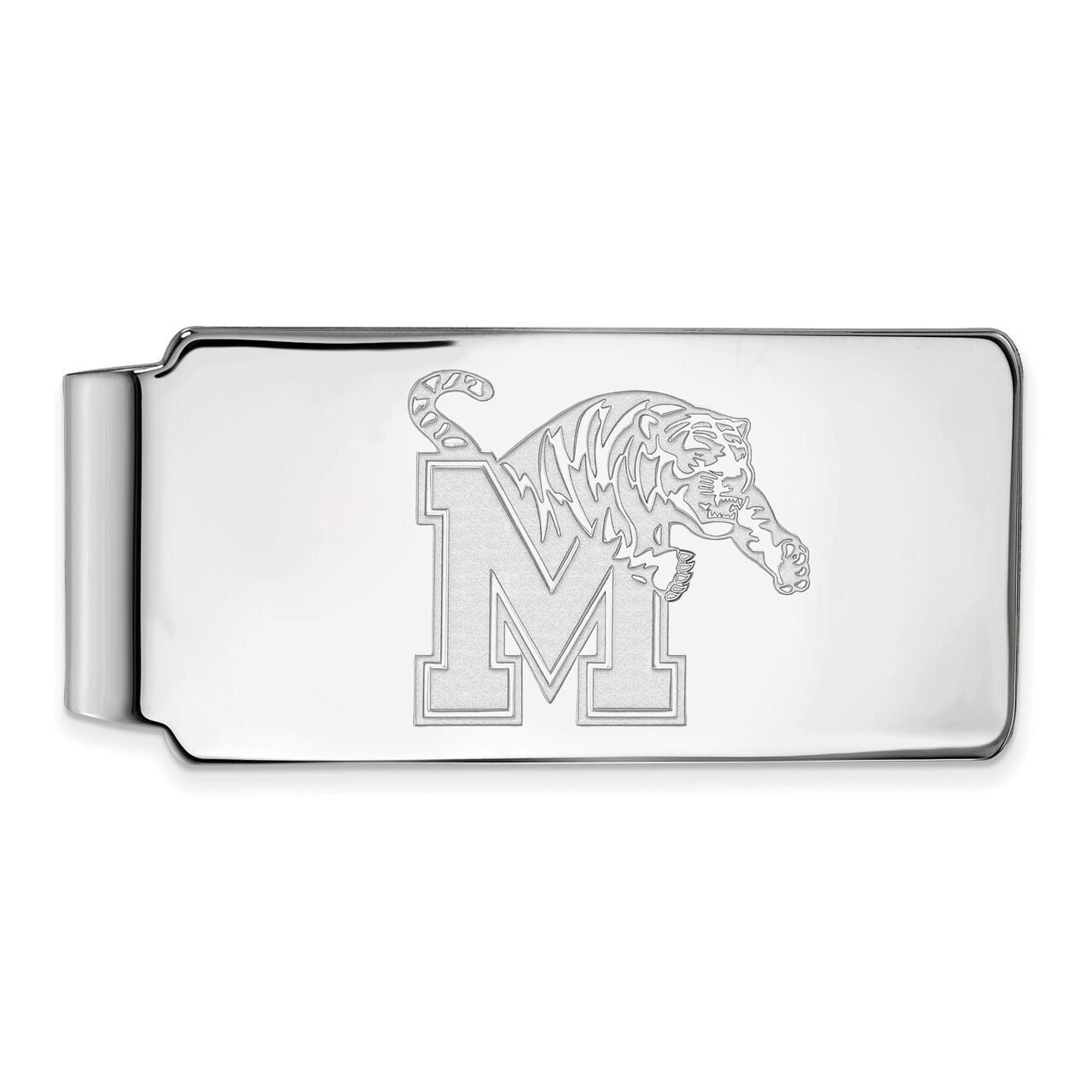 University of Memphis Money Clip Sterling Silver SS017UMP