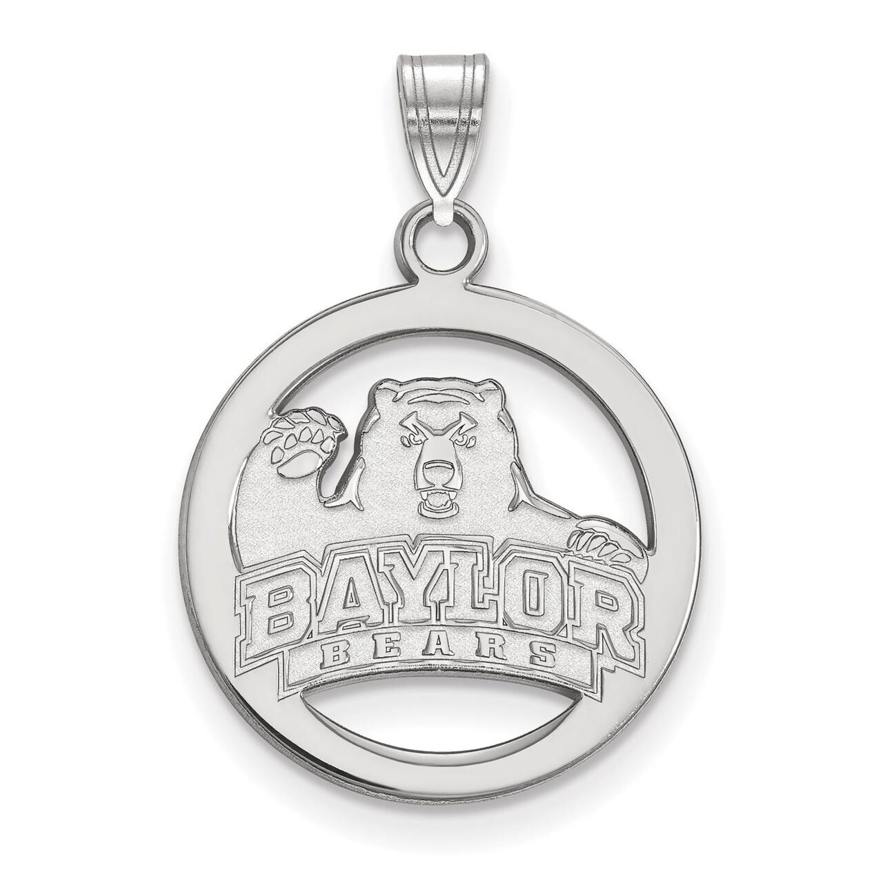 Baylor University Sm Pendant in Circle Sterling Silver SS018BU, MPN: SS018BU, 886774764047