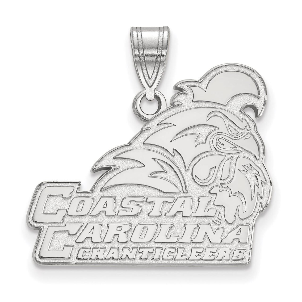 Coastal Carolina University Large Pendant Sterling Silver SS018CCU