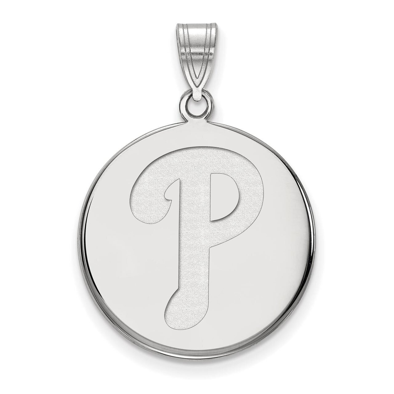Philadelphia Phillies Large Disc Pendant Sterling Silver SS018PHI, MPN: SS018PHI, 886774628455