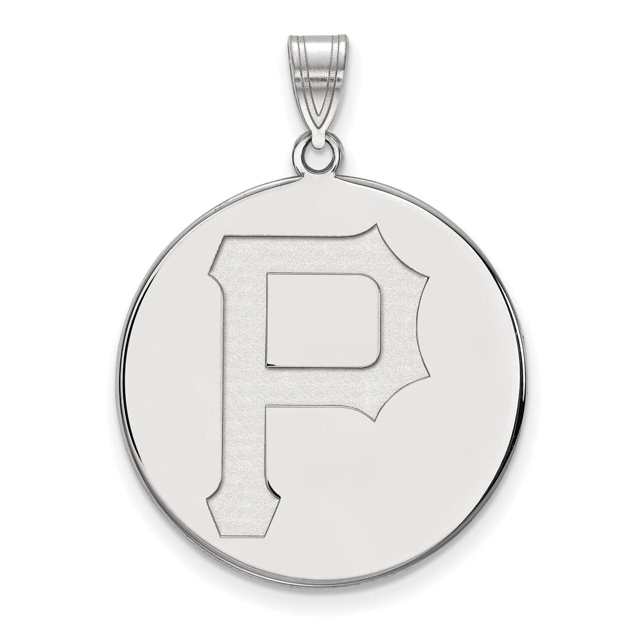 Pittsburgh Pirates Extra Large Disc Pendant Sterling Silver SS018PIR, MPN: SS018PIR, 886774628462