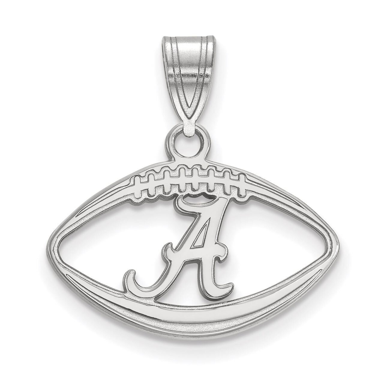 University of Alabama Pendant in Football Sterling Silver SS018UAL