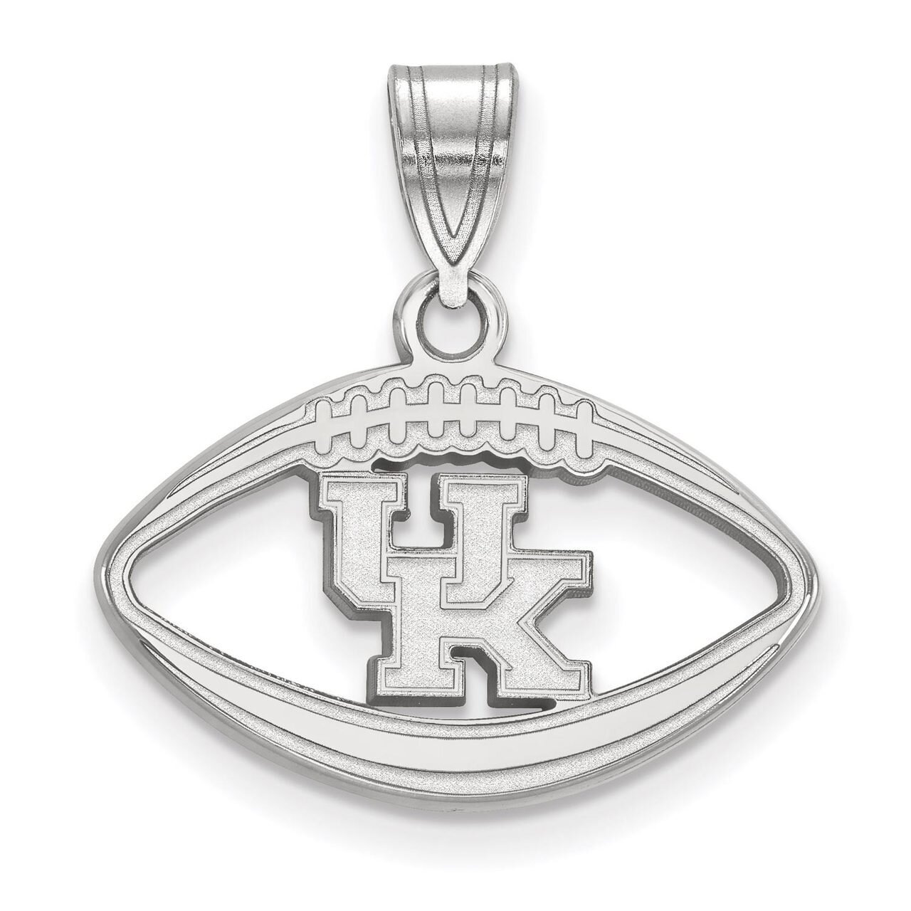 University of Kentucky Pendant in Football Sterling Silver SS018UK