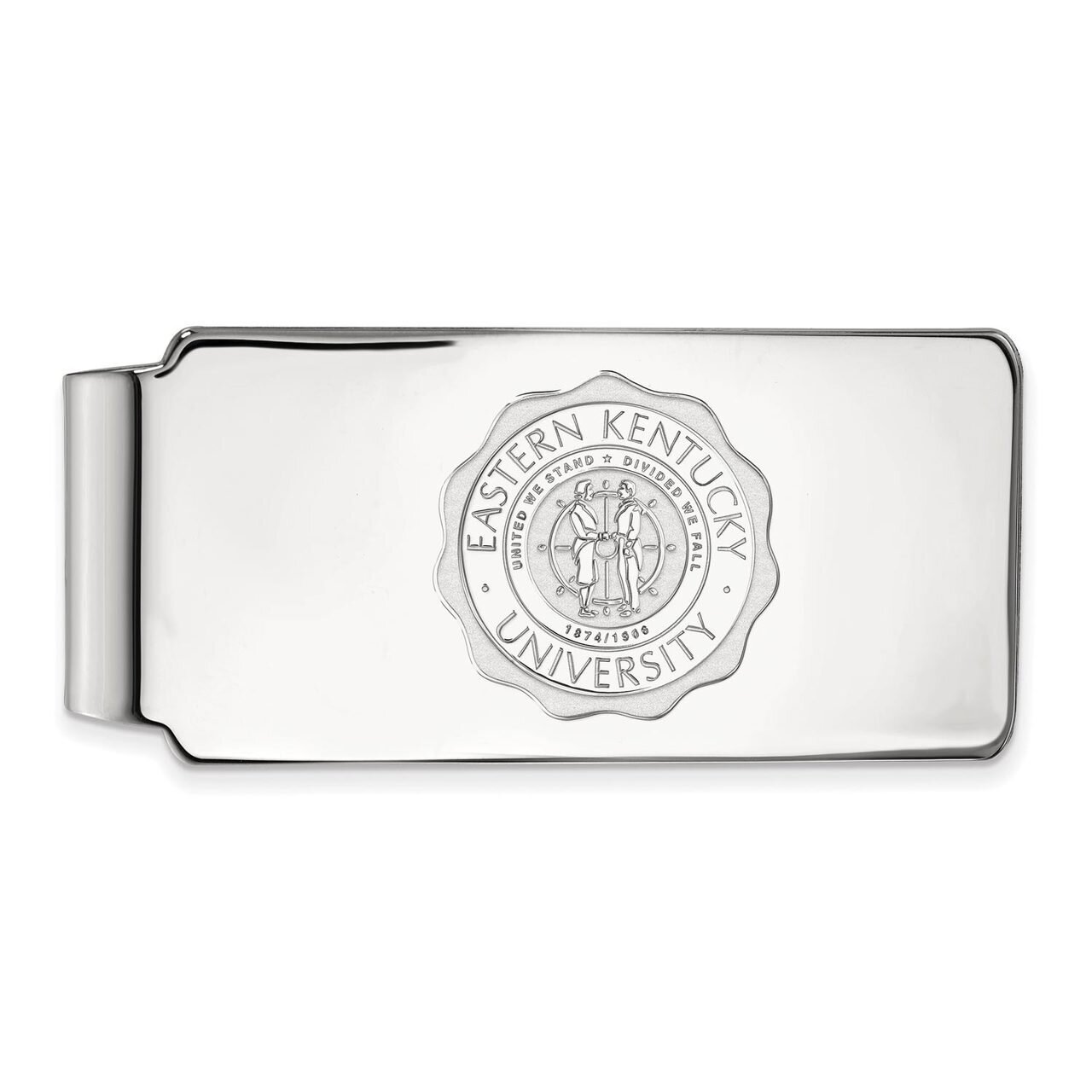 Eastern Kentucky University Money Clip Crest Sterling Silver SS019EKU
