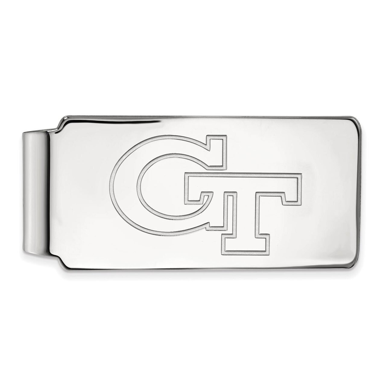 Georgia Institute of Technology Money Clip Sterling Silver SS019GT