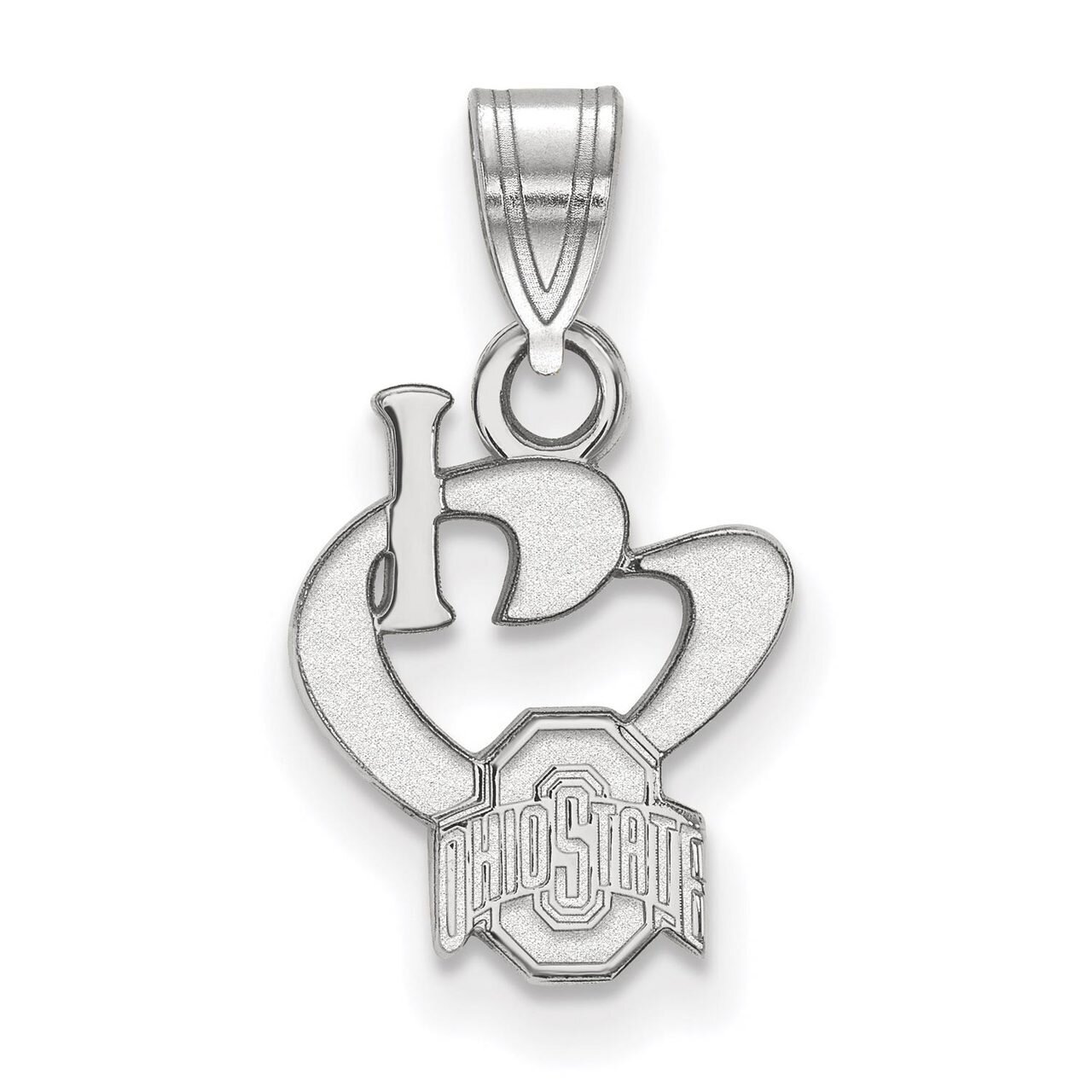 Ohio State University Small I love Logo Sterling Silver SS019OSU, MPN: SS019OSU, 886774693170
