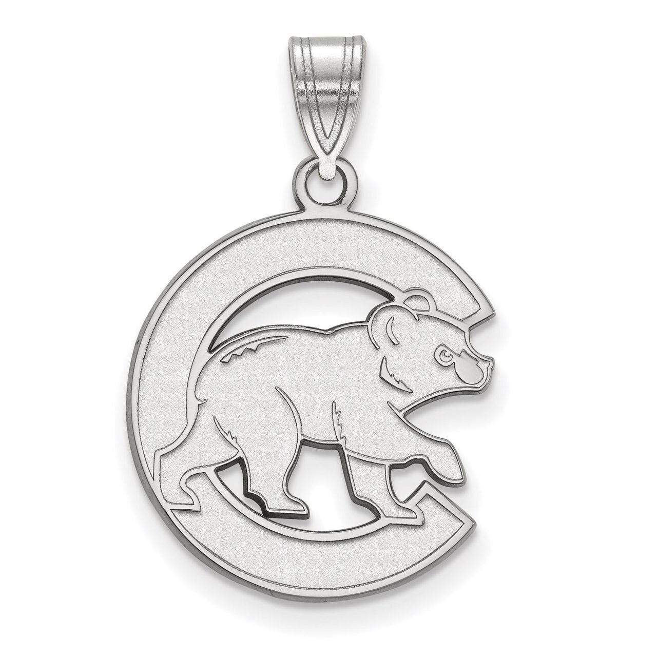 Chicago Cubs Large Pendant Sterling Silver SS020CUB