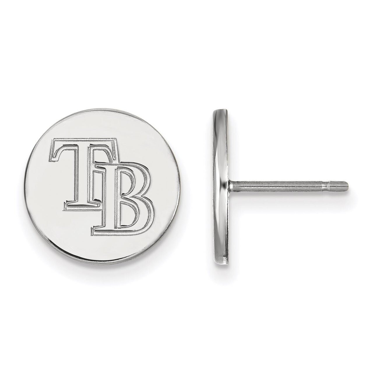 Tampa Bay Rays Small Disc Earring Sterling Silver SS020DEV, MPN: SS020DEV, 886774628882