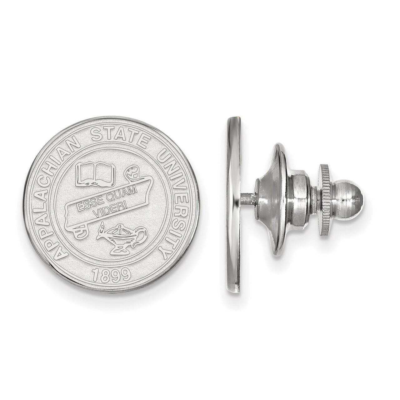 Appalachian State University Crest Lapel Pin Sterling Silver SS021APS
