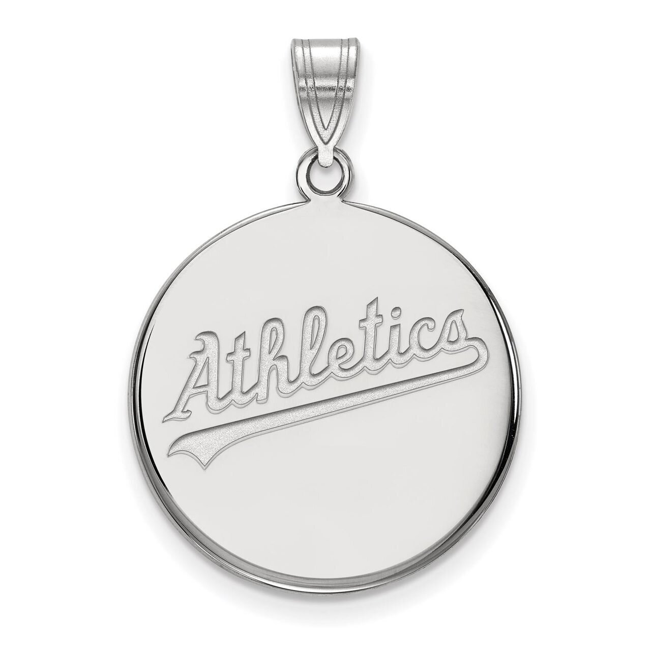 Oakland Athletics Large Disc Pendant Sterling Silver SS021ATH, MPN: SS021ATH, 886774629056