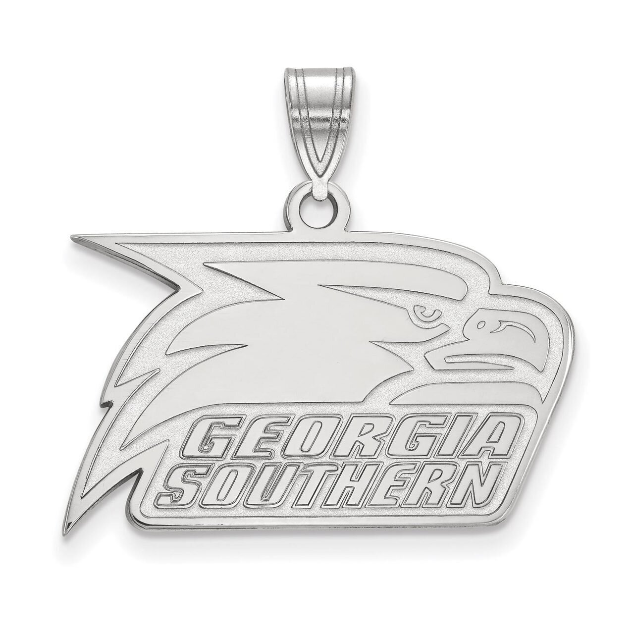 Georgia Southern University Medium Pendant Sterling Silver SS021GSU