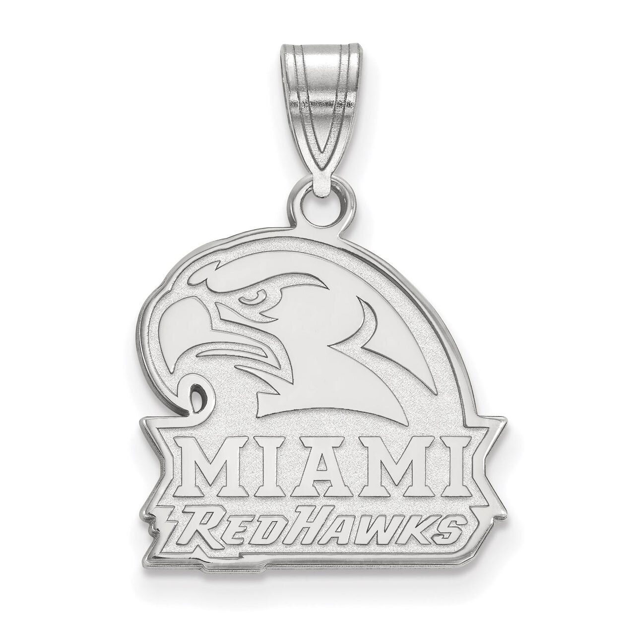 Miami University Medium Pendant Sterling Silver SS021MU