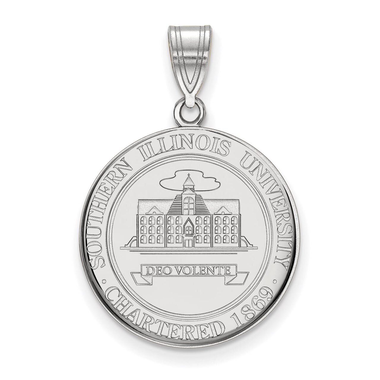 Southern Illinois University Large Crest Sterling Silver SS021SIU, MPN: SS021SIU, 886774697925