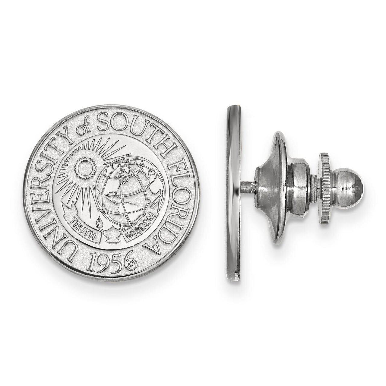 University of South Florida Crest Lapel Pin Sterling Silver SS021USFL, MPN: SS021USFL, 886774716688