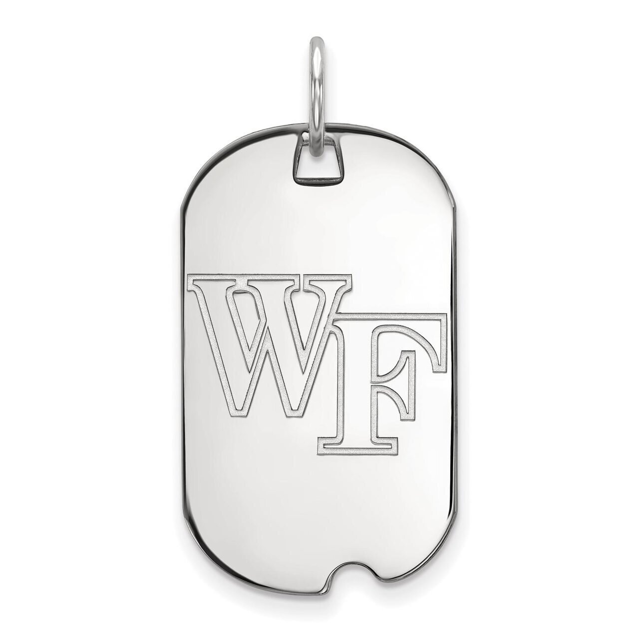 Wake Forest University Small Dog Tag Sterling Silver SS021WFU, MPN: SS021WFU, 886774720593