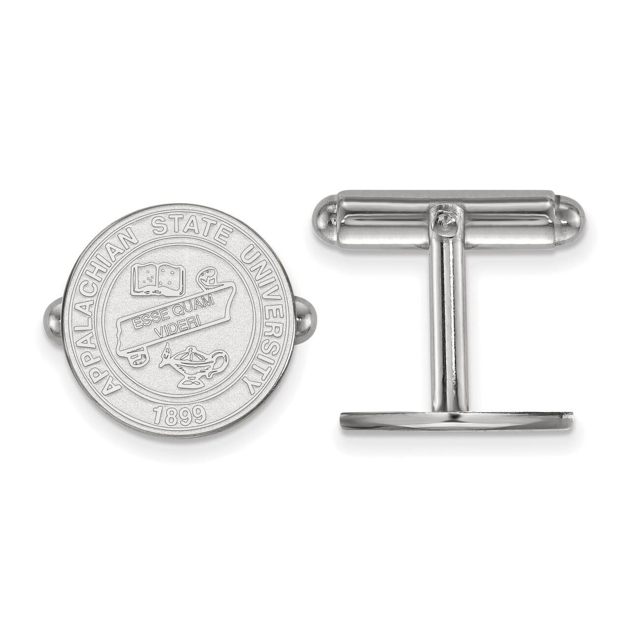 Appalachian State University Crest Cuff Link Sterling Silver SS022APS