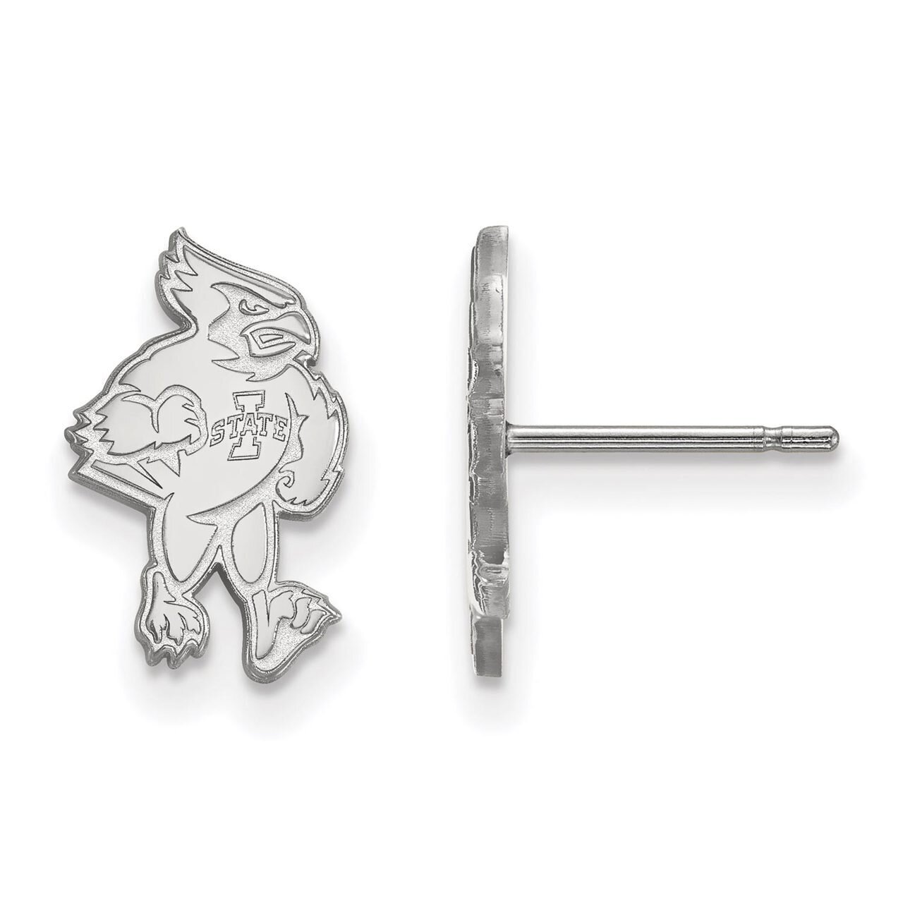 Iowa State University Small Post Earring Sterling Silver SS022IAS, MPN: SS022IAS, 886774686554