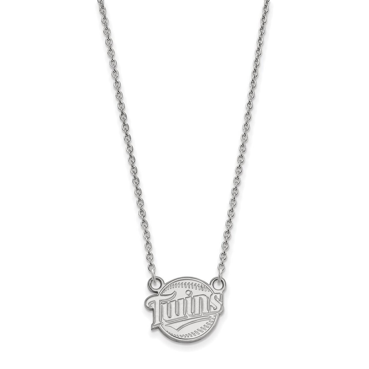 Minnesota Twins Small Pendant with Necklace Sterling Silver SS022TWN-18, MPN: SS022TWN-18, 88677462…