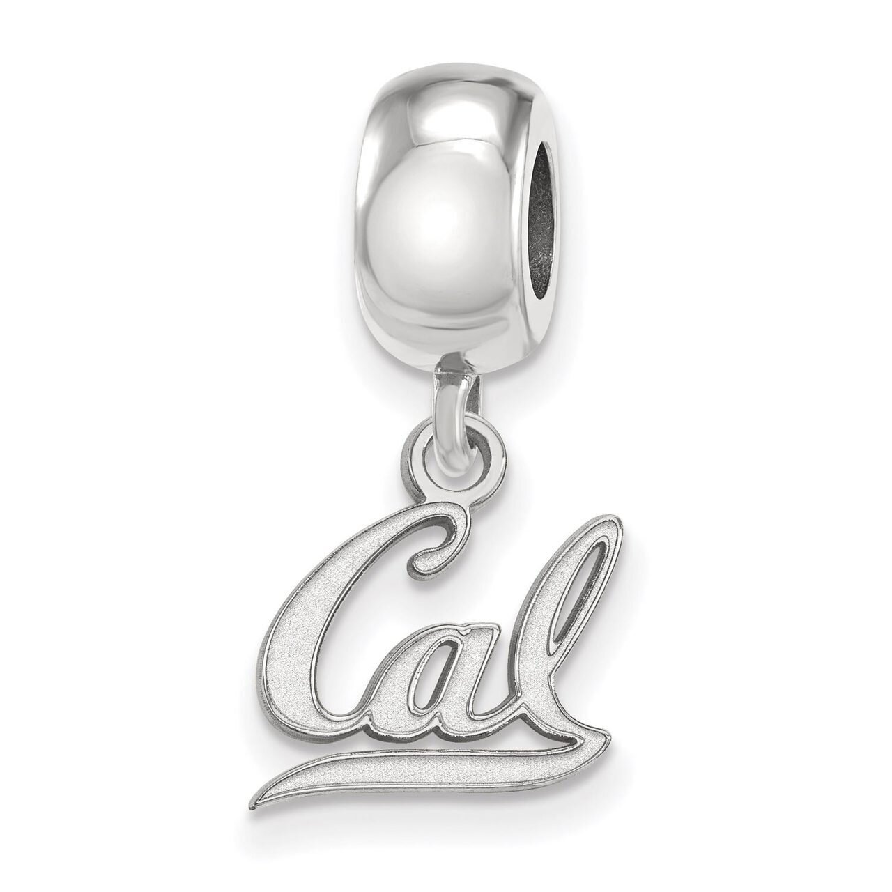 University of California Berkeley Bead Charm Extra Small Dangle Sterling Silver SS022UCB