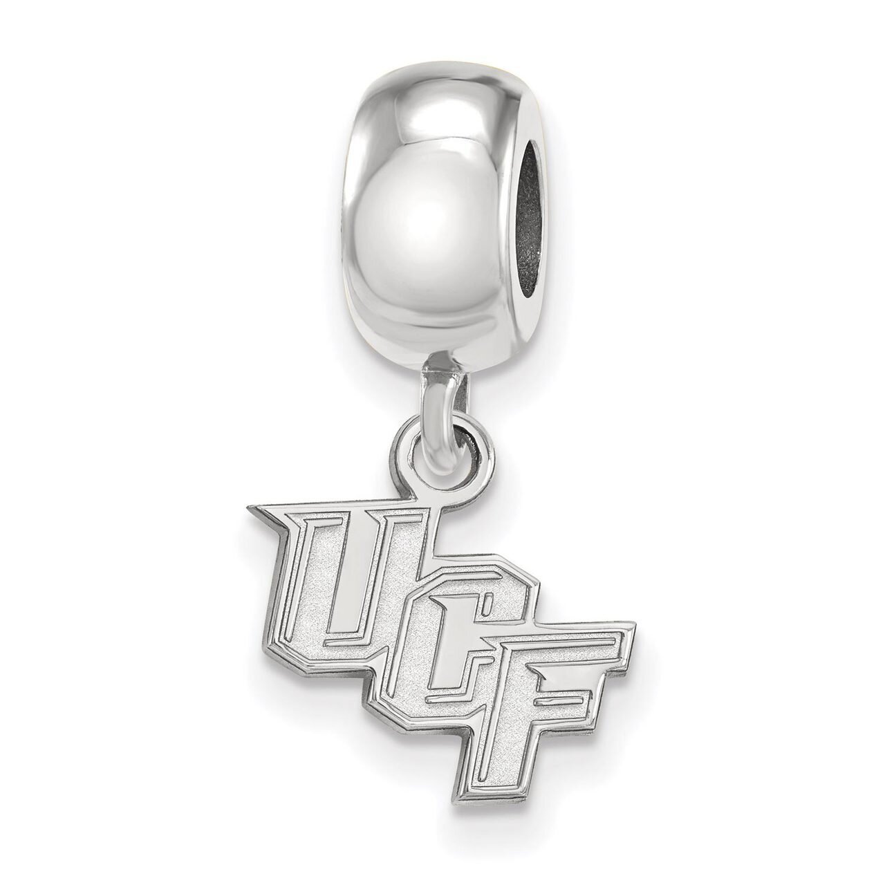 University of Central Florida Bead Charm Extra Small Dangle Sterling Silver SS022UCF, MPN: SS022UCF…
