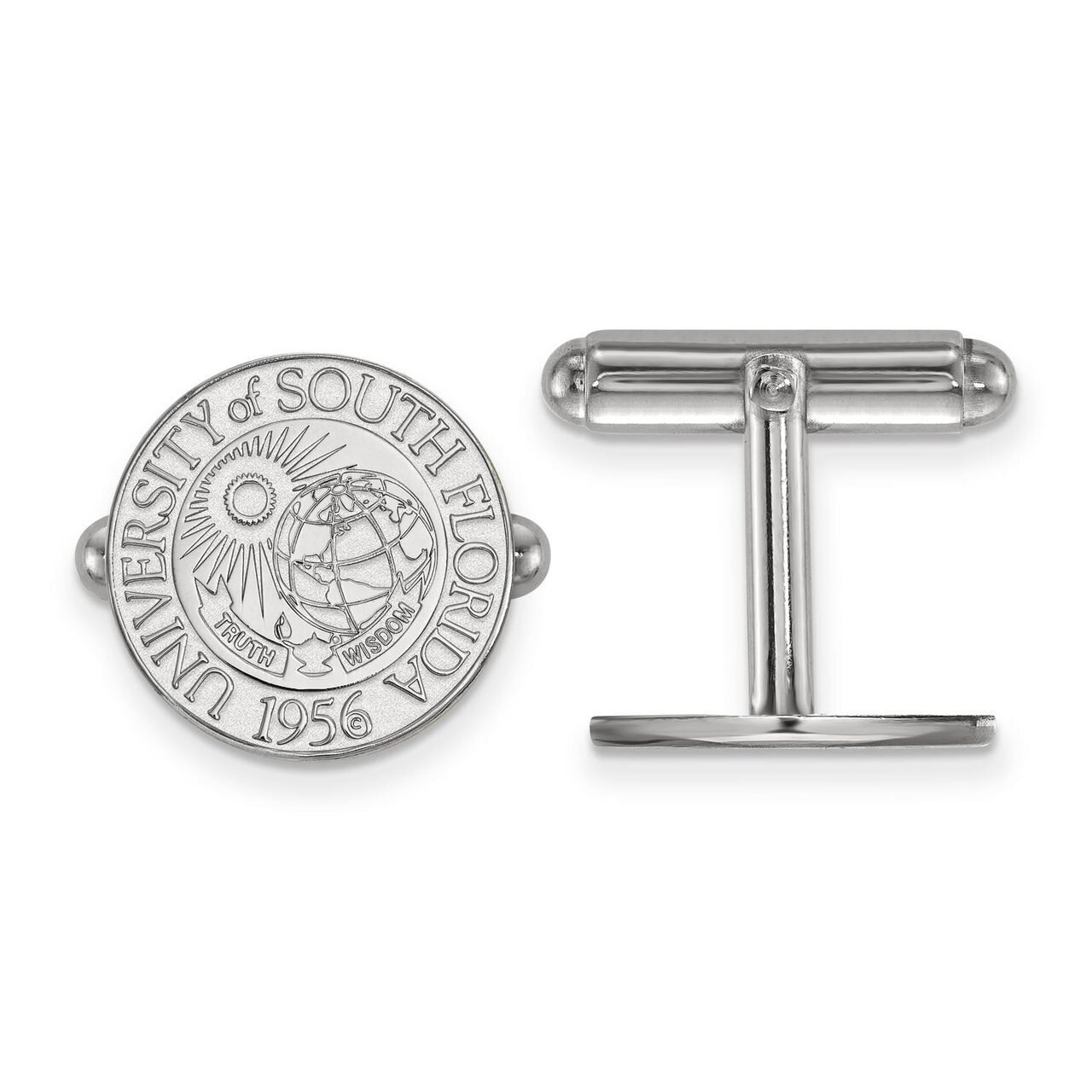 University of South Florida Crest Cuff Link Sterling Silver SS022USFL, MPN: SS022USFL, 886774716893