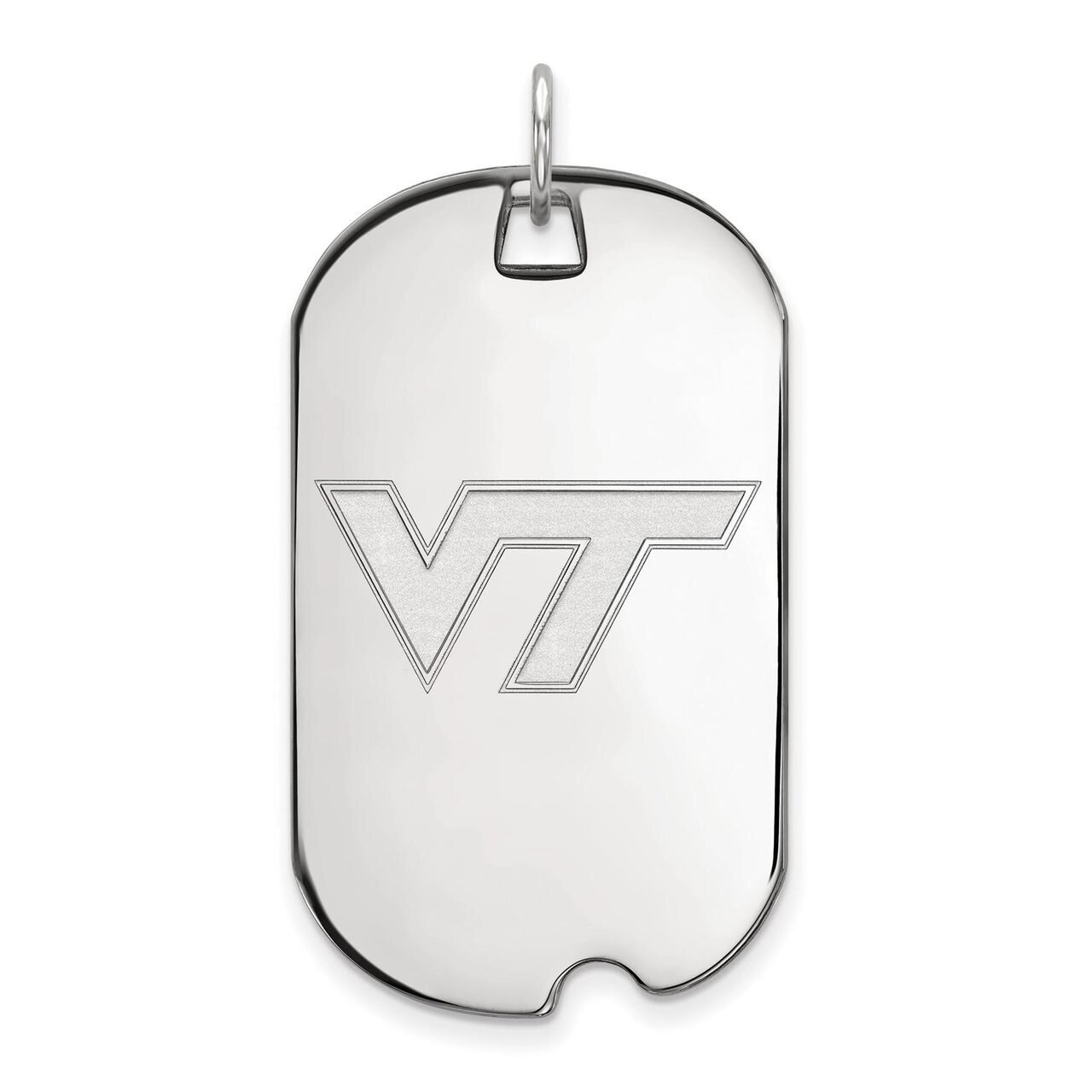 Virginia Tech Large Dog Tag Sterling Silver SS022VTE, MPN: SS022VTE, 886774720197