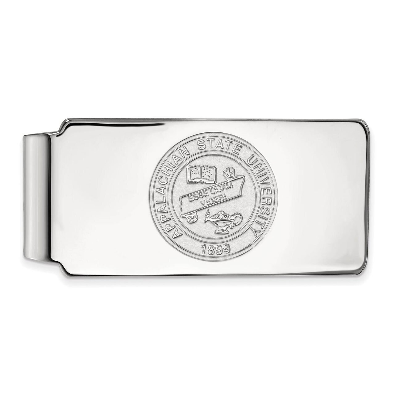 Appalachian State University Money Clip Crest Sterling Silver SS023APS