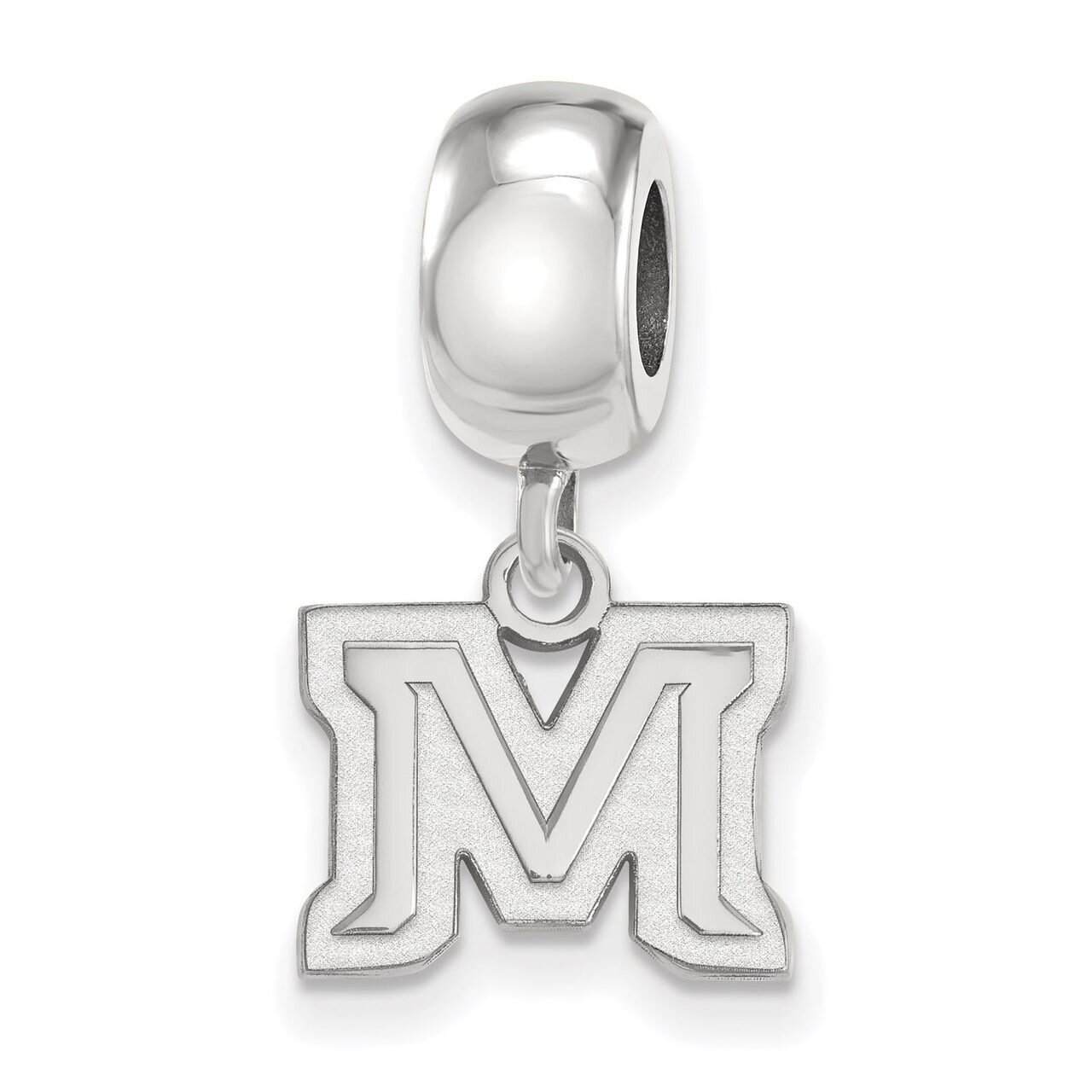 Montana State University Bead Charm Extra Small Dangle Sterling Silver SS023MTU, MPN: SS023MTU, 886…