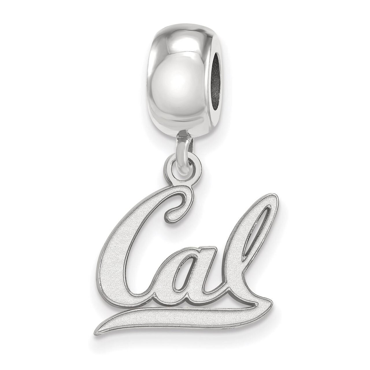 University of California Berkeley Bead Charm Small Dangle Sterling Silver SS023UCB