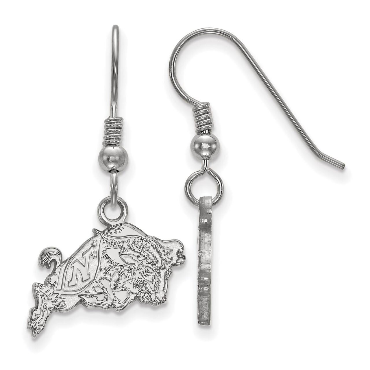 Navy Small Dangle Earring Wire Sterling Silver SS023USN, MPN: SS023USN, 886774702384