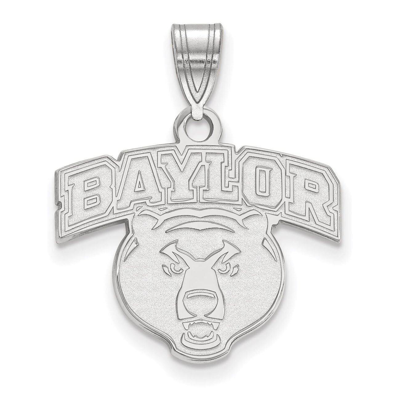 Baylor University Medium Pendant Sterling Silver SS024BU