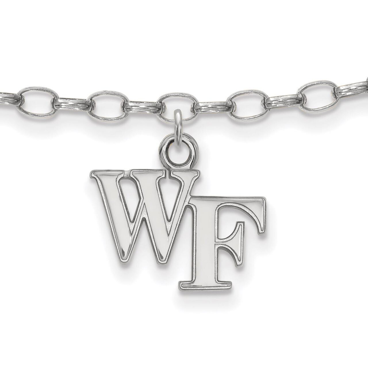 Wake Forest University Anklet Sterling Silver SS024WFU, MPN: SS024WFU, 886774720630