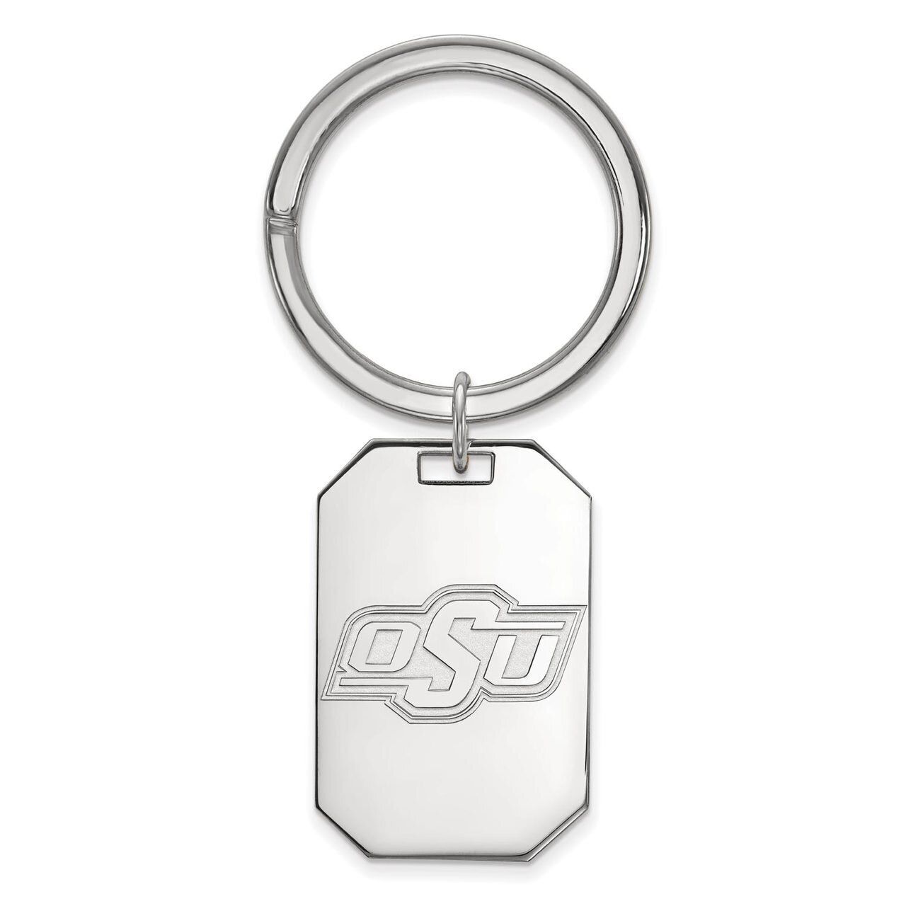 Oklahoma State University Key Chain Sterling Silver SS025OKS
