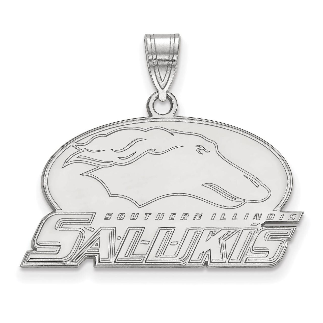 Southern Illinois University Medium Pendant Sterling Silver SS025SIU, MPN: SS025SIU, 886774697888