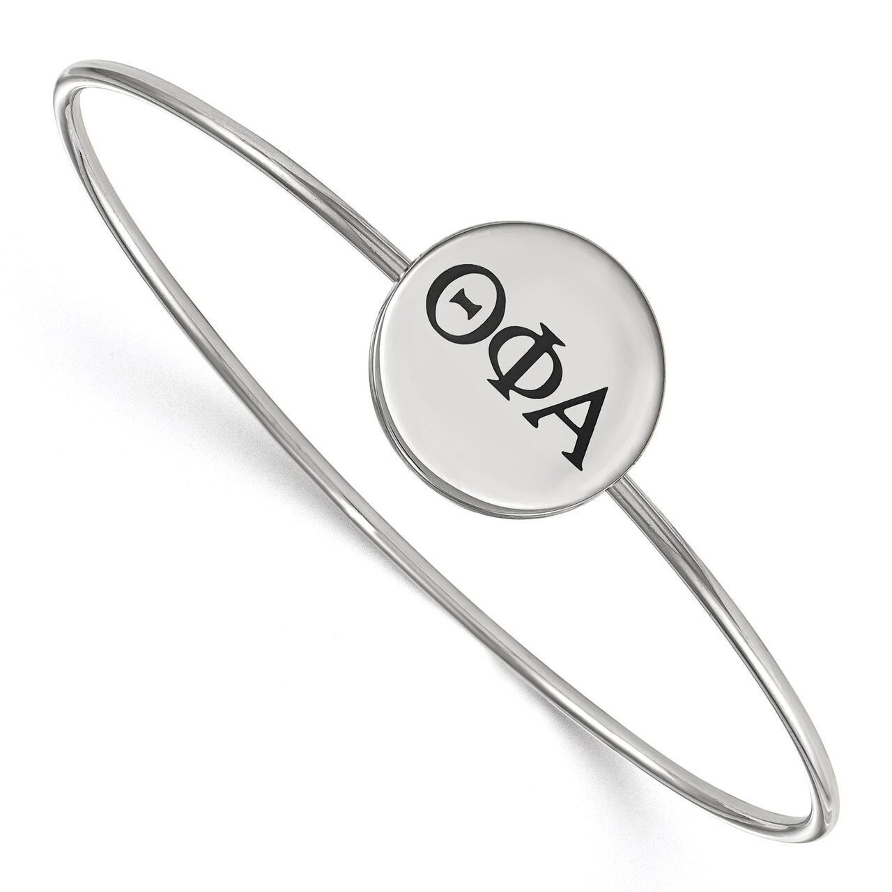 Theta Phi Alpha Enameled Slip-on Bangle Sterling Silver SS025TPA-7, MPN: SS025TPA-7, 886774604664