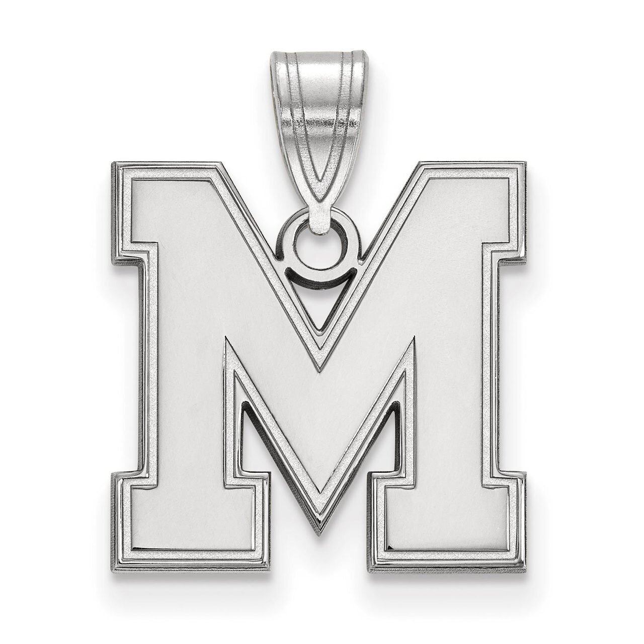 University of Memphis Medium Pendant Sterling Silver SS025UMP, MPN: SS025UMP, 886774710891