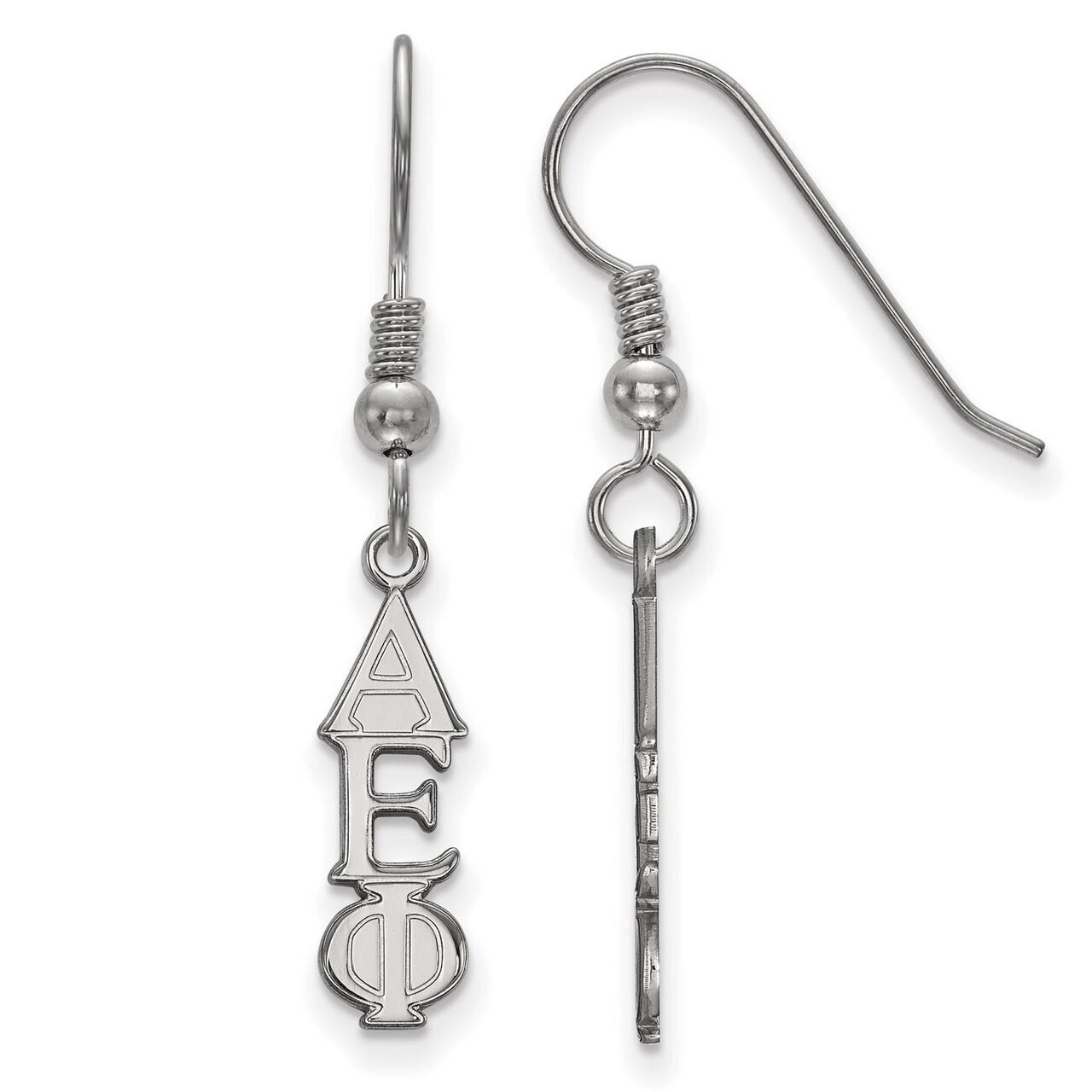 Alpha Epsilon Phi Small Dangle Earrings Sterling Silver SS026AEP