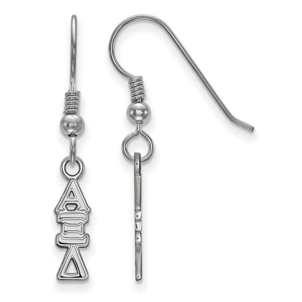 Alpha Xi Delta Small Dangle Earrings Sterling Silver SS026AXD, MPN: SS026AXD, 886774604770