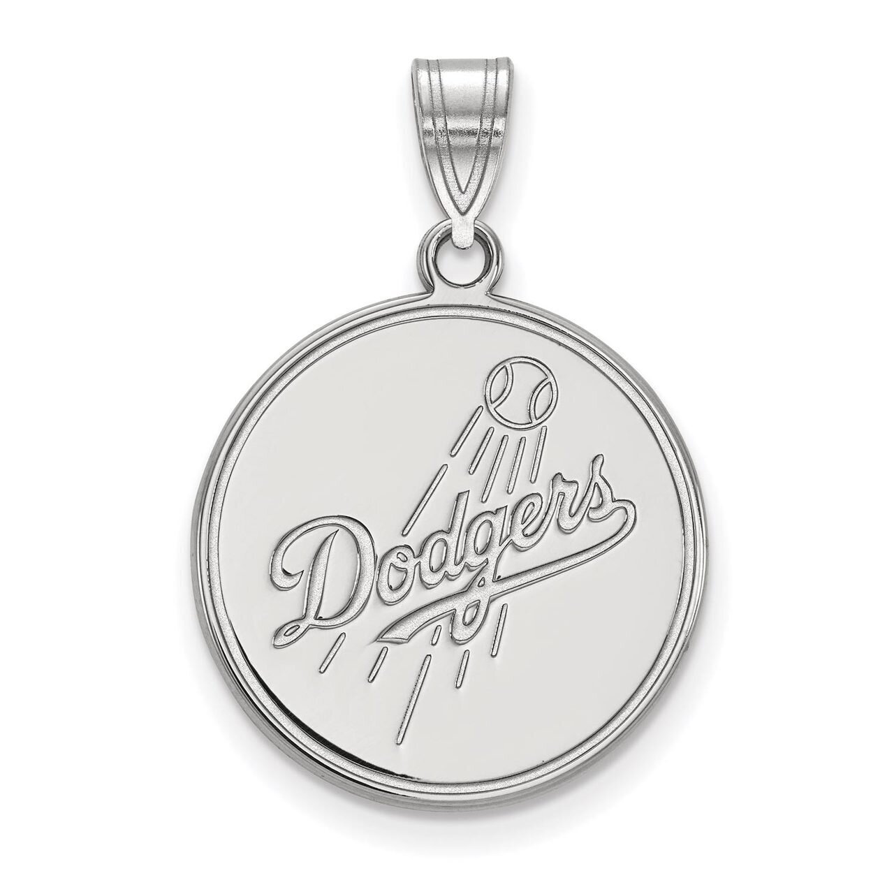 Los Angeles Dodgers Large Pendant Sterling Silver SS026DOD